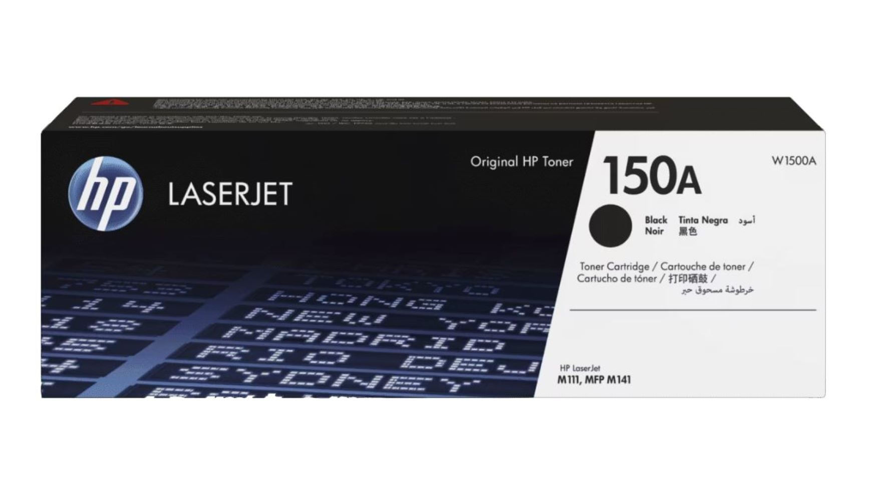 Tóner Original HP 150A Negro W1500A para LaserJet M111 y M141