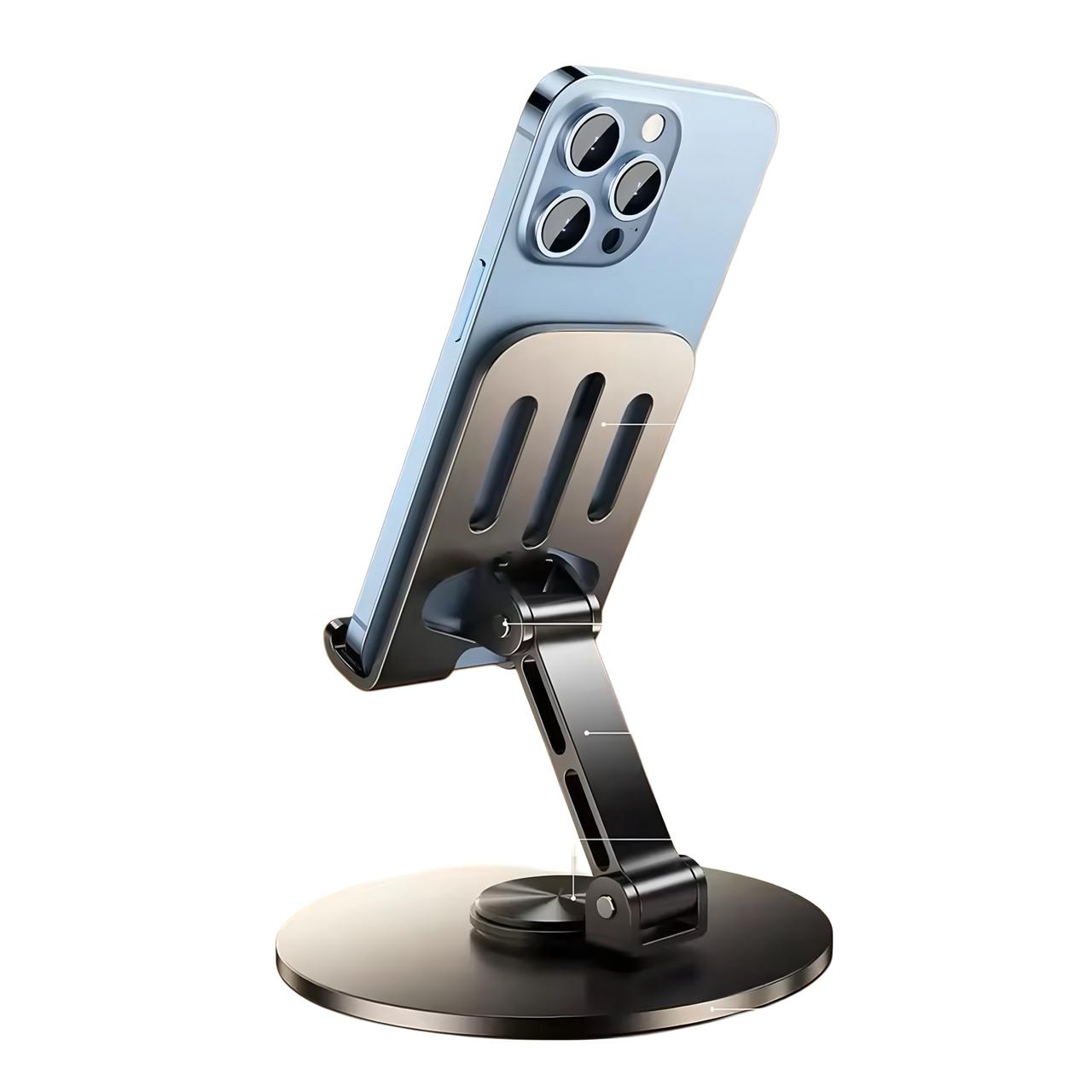 Soporte metálico para celular, iPad y Tablets