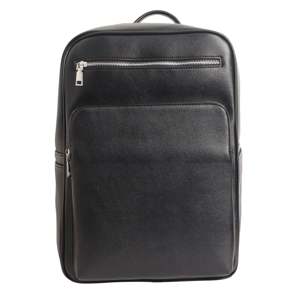 Mochila Unexpected negra texturizada para hombre