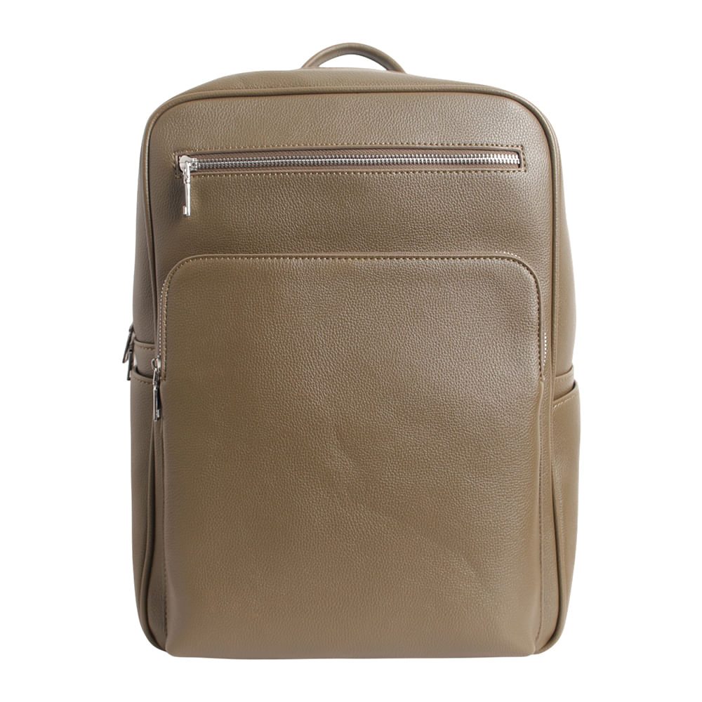 Mochila Unexpected café texturizado para hombre