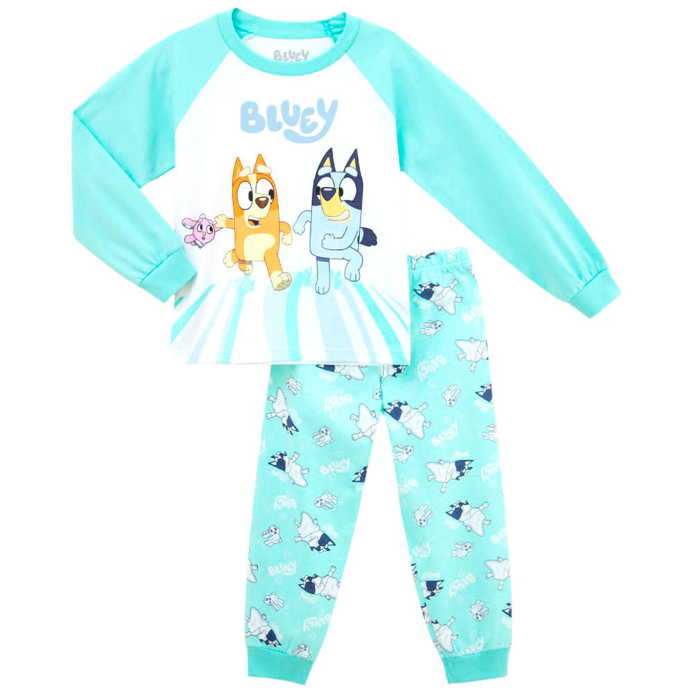 Pijama bicolor de Bluey para niño