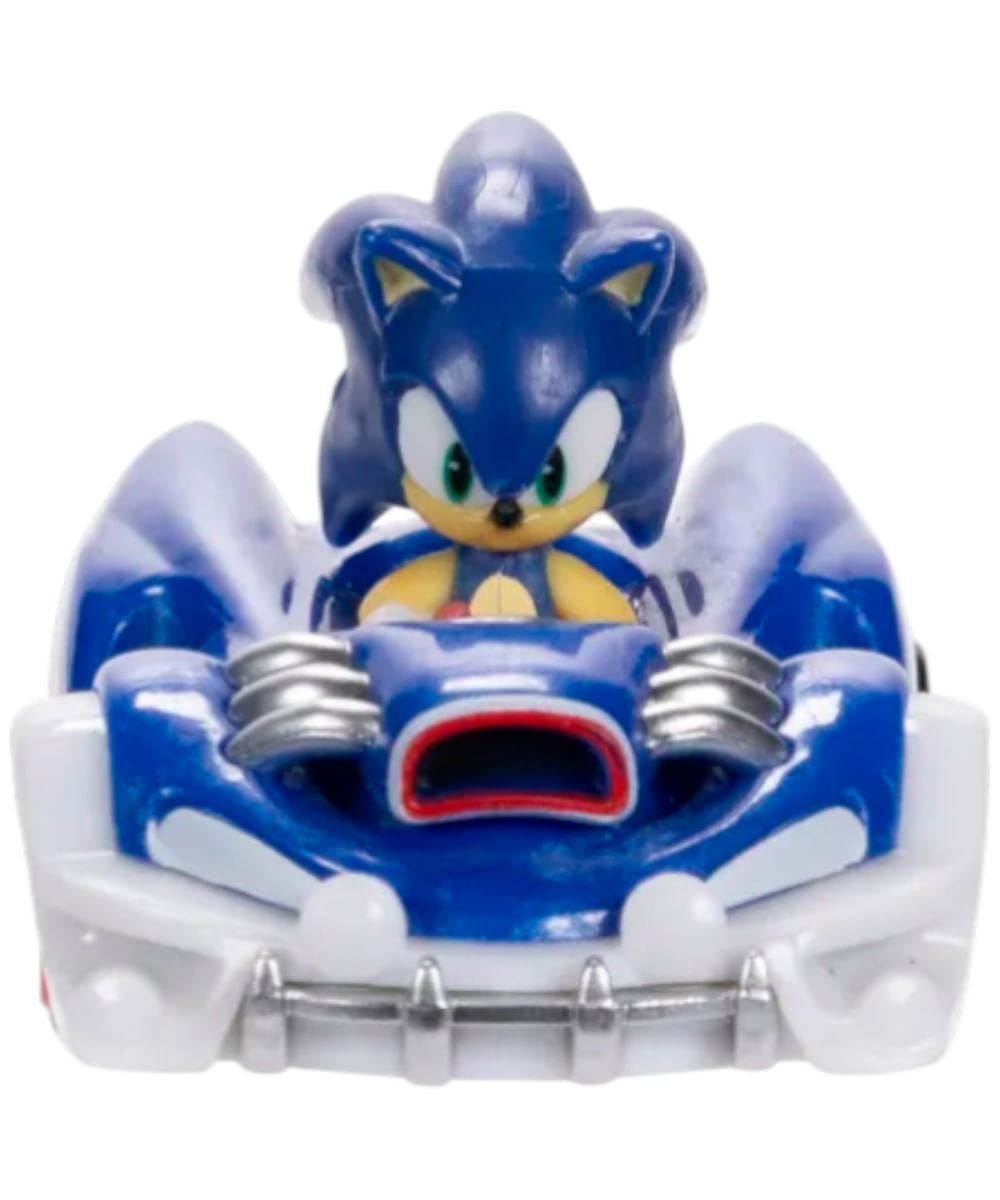 Sonic vehículo de carreras incluye figura 6 cm surt