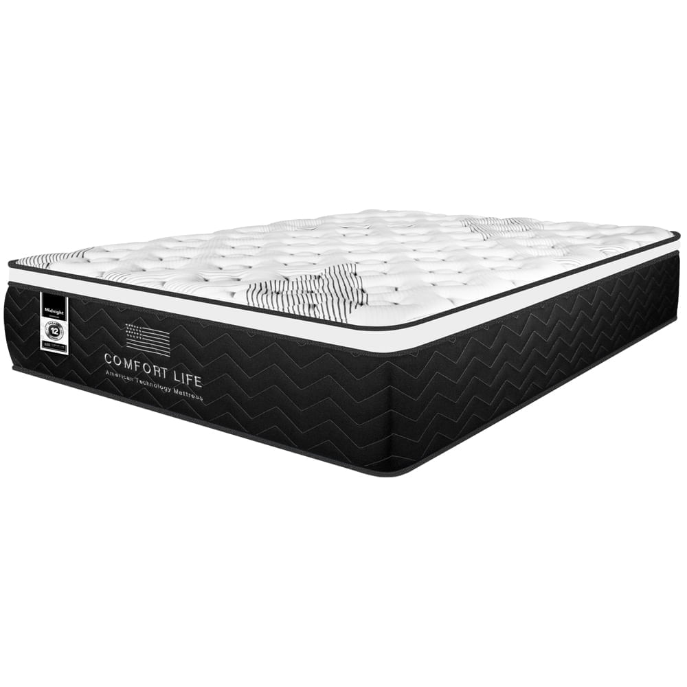 Colchón Comfort Life Black Midnight con Tecnología de núcleo encapsulado