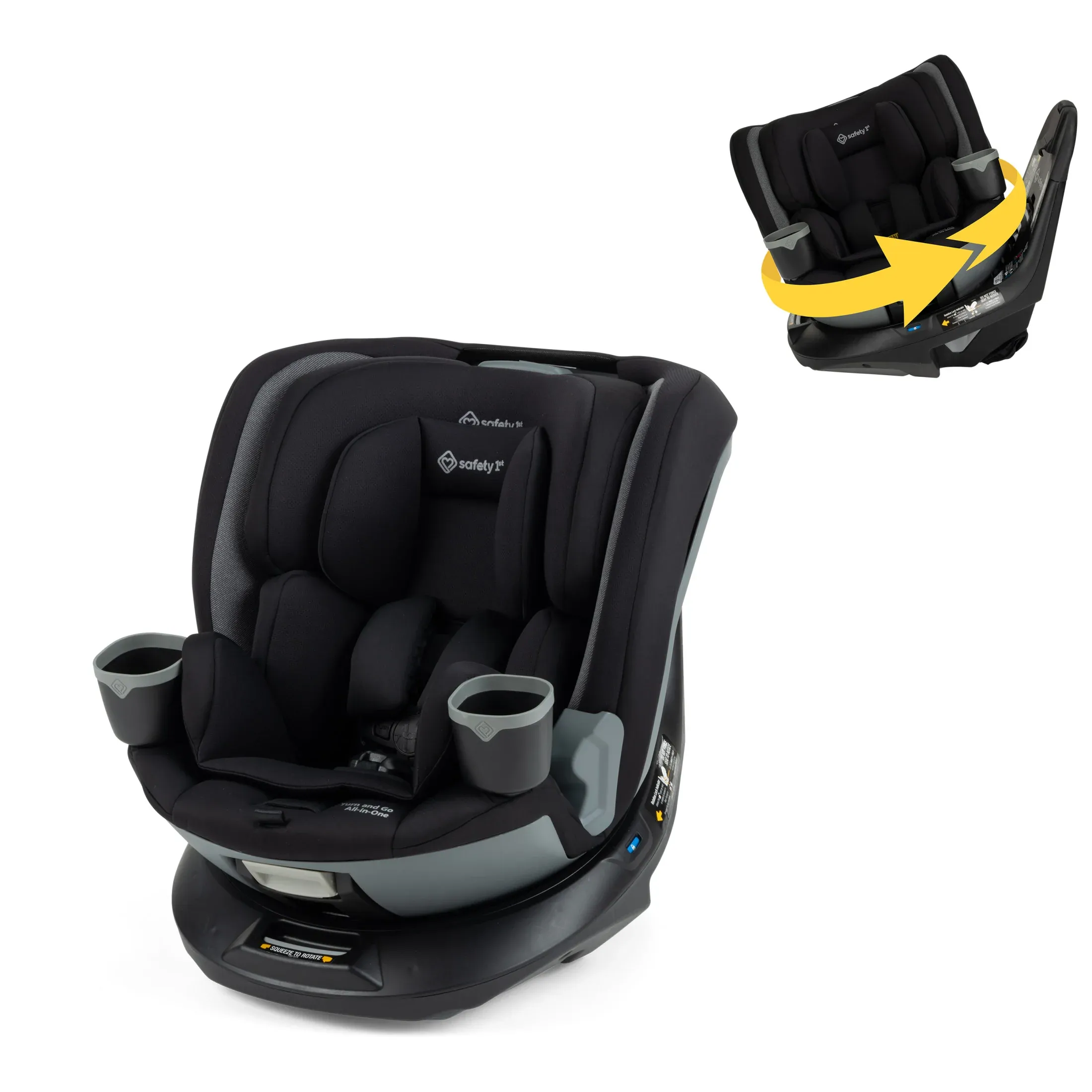 Silla de Auto Safety 1st Turn and Go 360° Rotatoria All-in-One