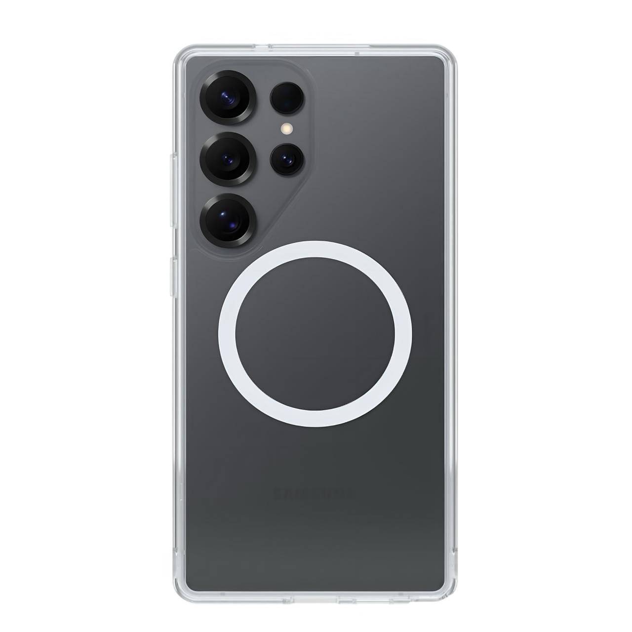 Protector de policarbonato clear magsafe para S25 Ultra