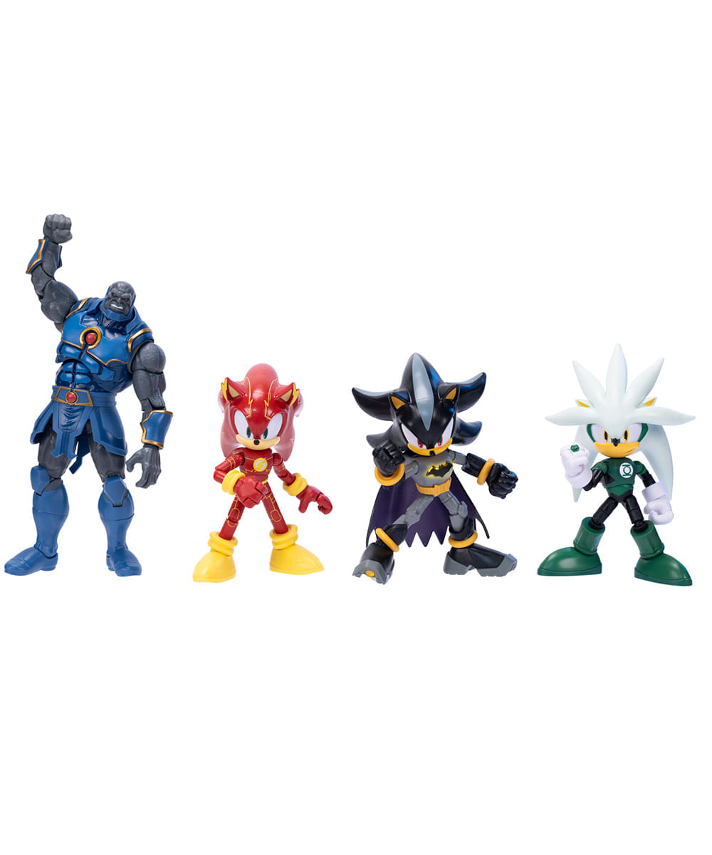 Multipack Figuras de Acción Sonic the Hedgehog x DC Comics