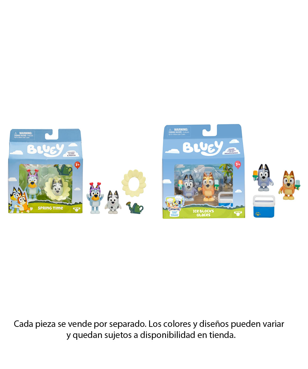 Set de Figuras Bluey Spring Time & Ice Blocks (1 unidad)