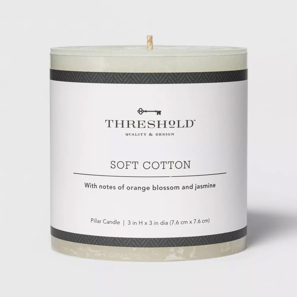 Vela aromática Threshold soft cotton 7.6cm