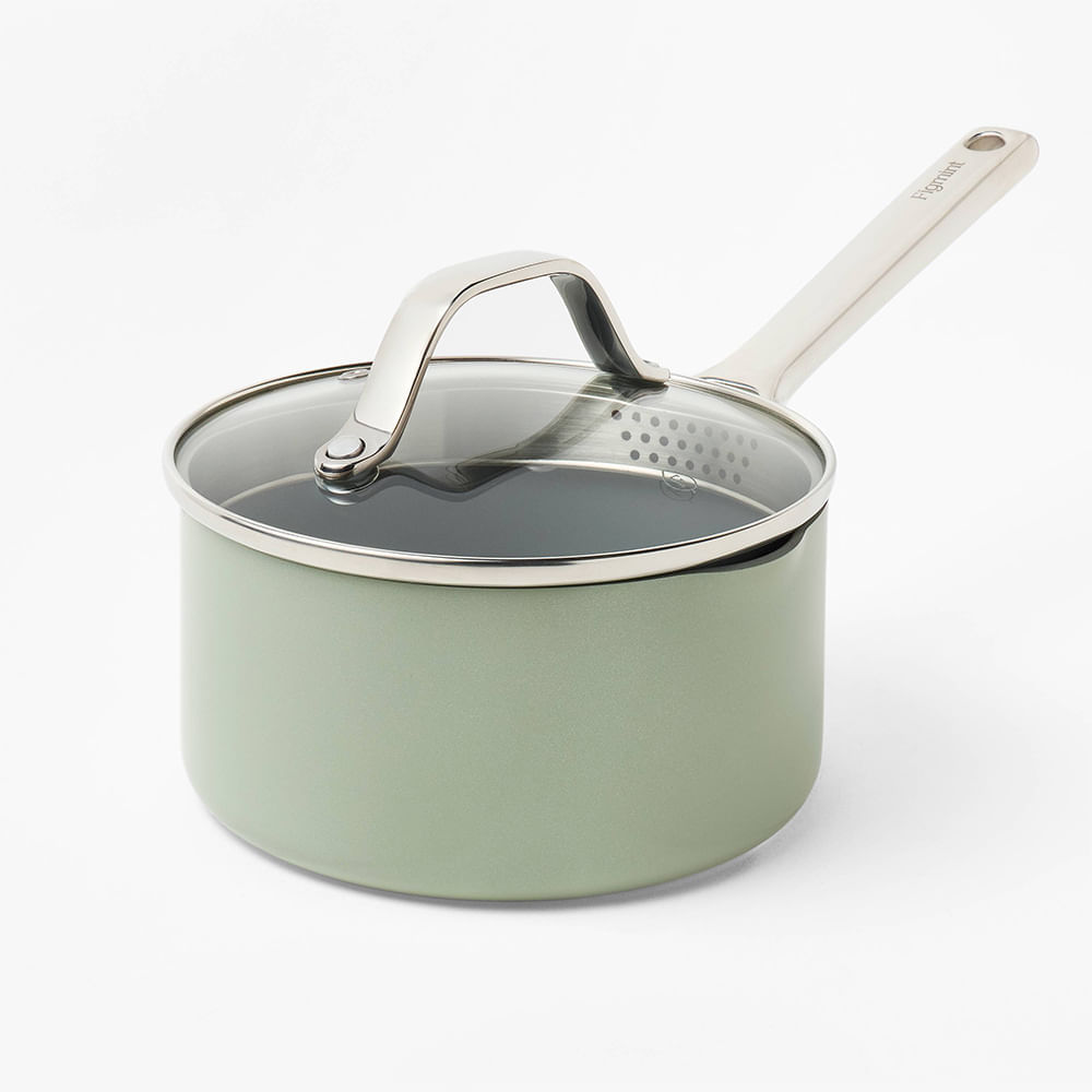Olla salsera Figmint de aluminio antiadherente con tapa 4.7 litros
