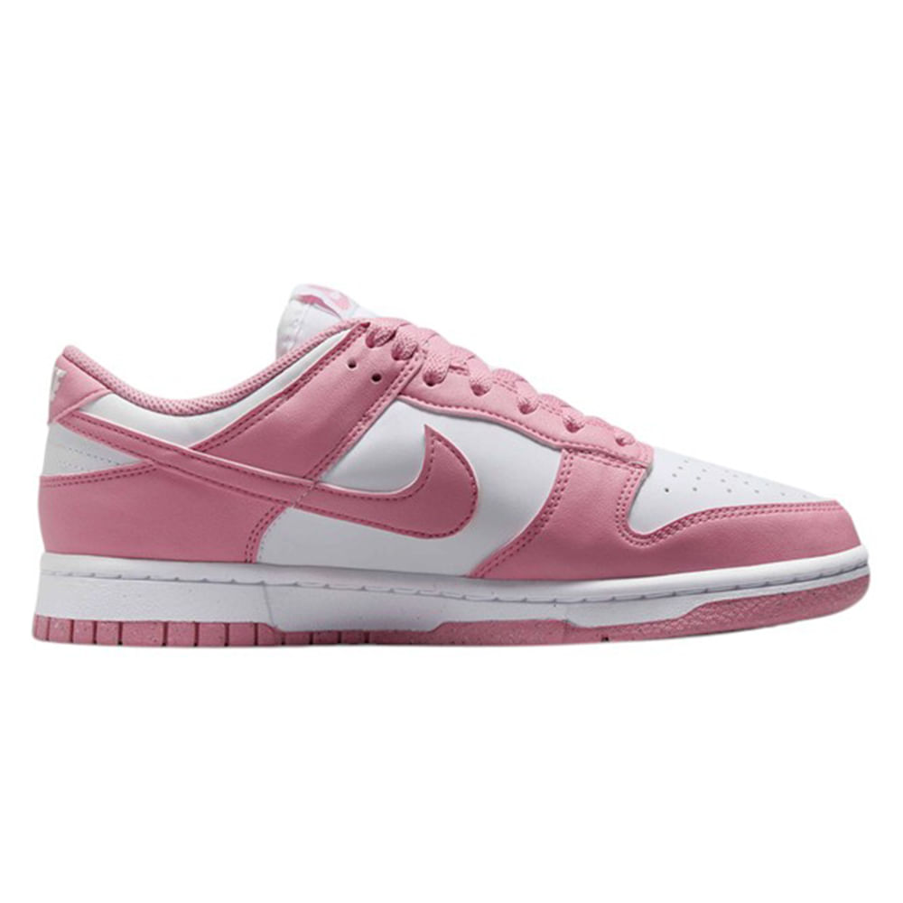 Zapato casual Nike Dunk color rosado/blanco para mujer