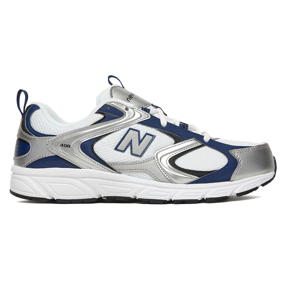 Zapato casual New Balance 408 color blanco/azul para mujer