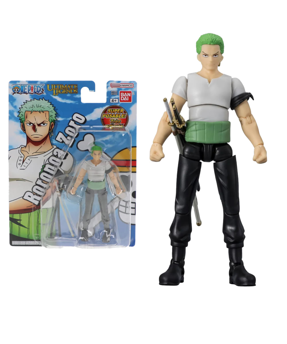 Figura Zoro One Piece Ultimate Legends articulada 12cm