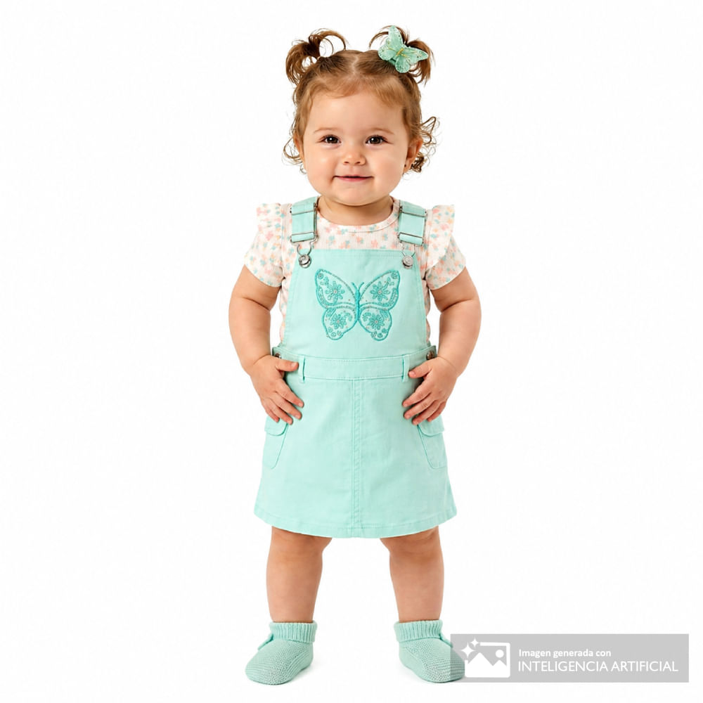 Conjunto de 2 piezas multicolor para bebé niña