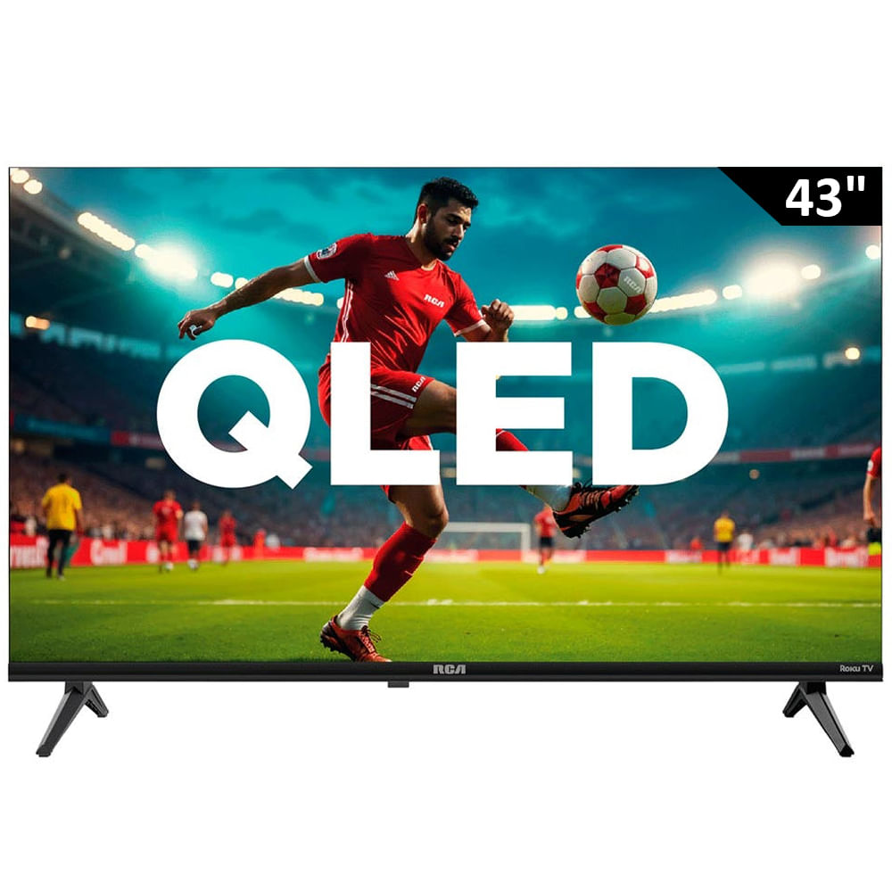 Pantalla RCA QLED 43" (109.22 cm) UHD 4K Roku RC43QL