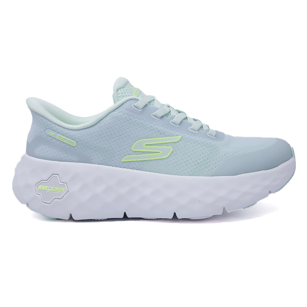 Zapato Skechers Go Walk color verde menta para mujer
