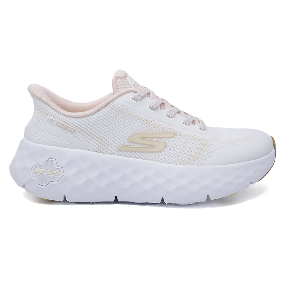 Zapato casual Skechers Go Walk color blanco para mujer