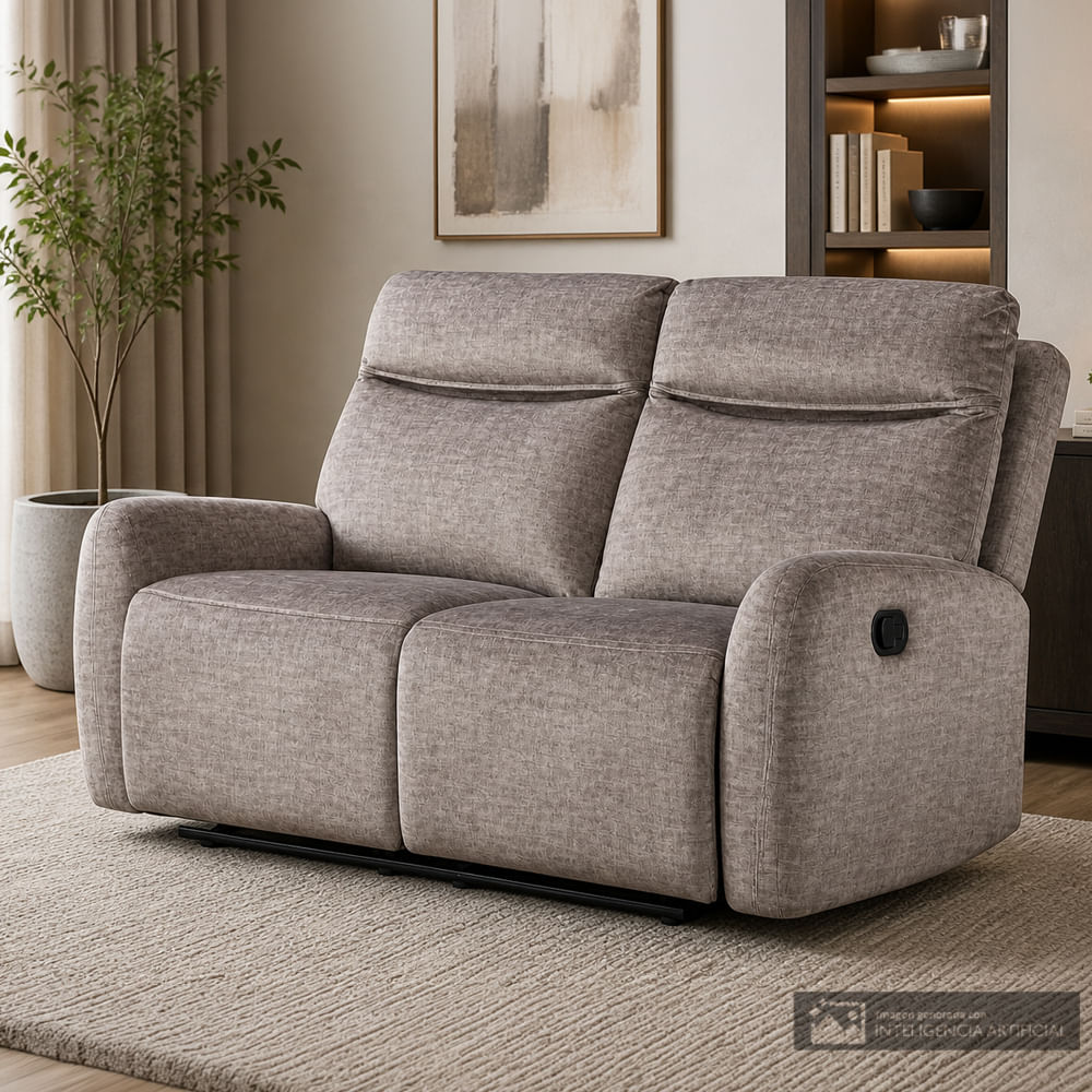 Love seat reclinable sin consola Davide