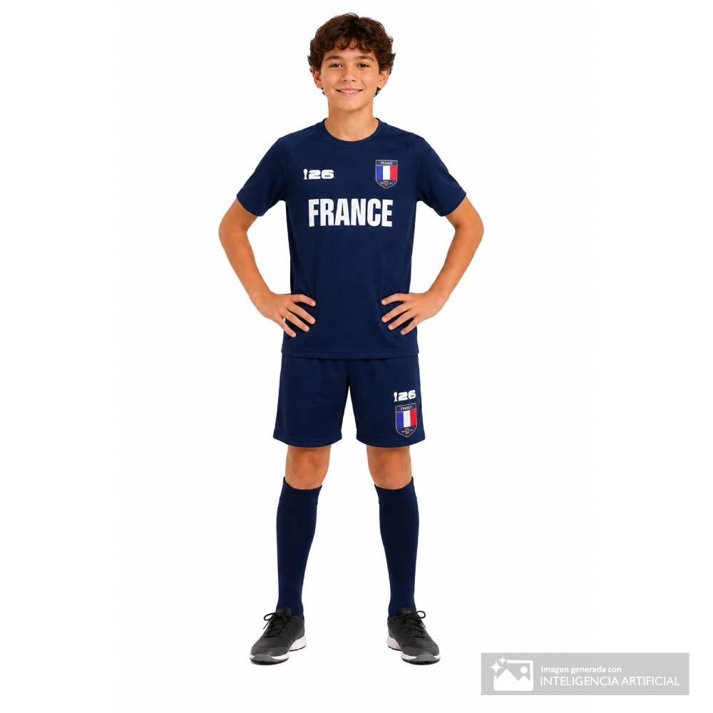 Conjunto de 2 piezas FIFA Fanwear Rotw Francia para niño