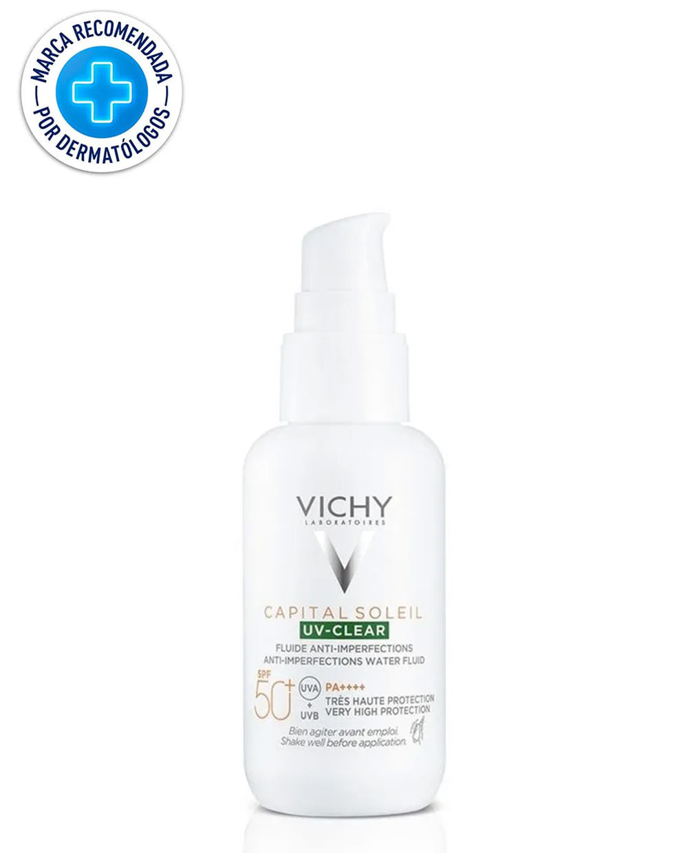 VICHY Capital Soleil UV Clear Fluido Anti-imperfecciones SPF50 CAPITAL SOLEIL UV CLEAR SPF 50+ 40ml