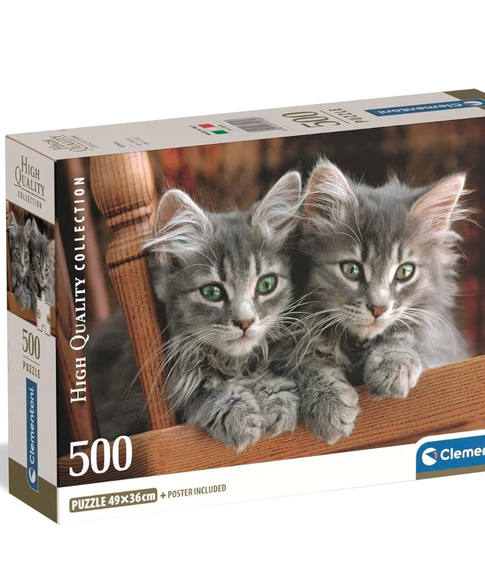 Rompecabezas Clementoni gatitos 500 piezas
