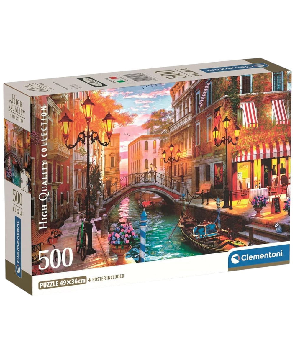 Rompecabezas Clementoni Venecia al atardecer 500 piezas