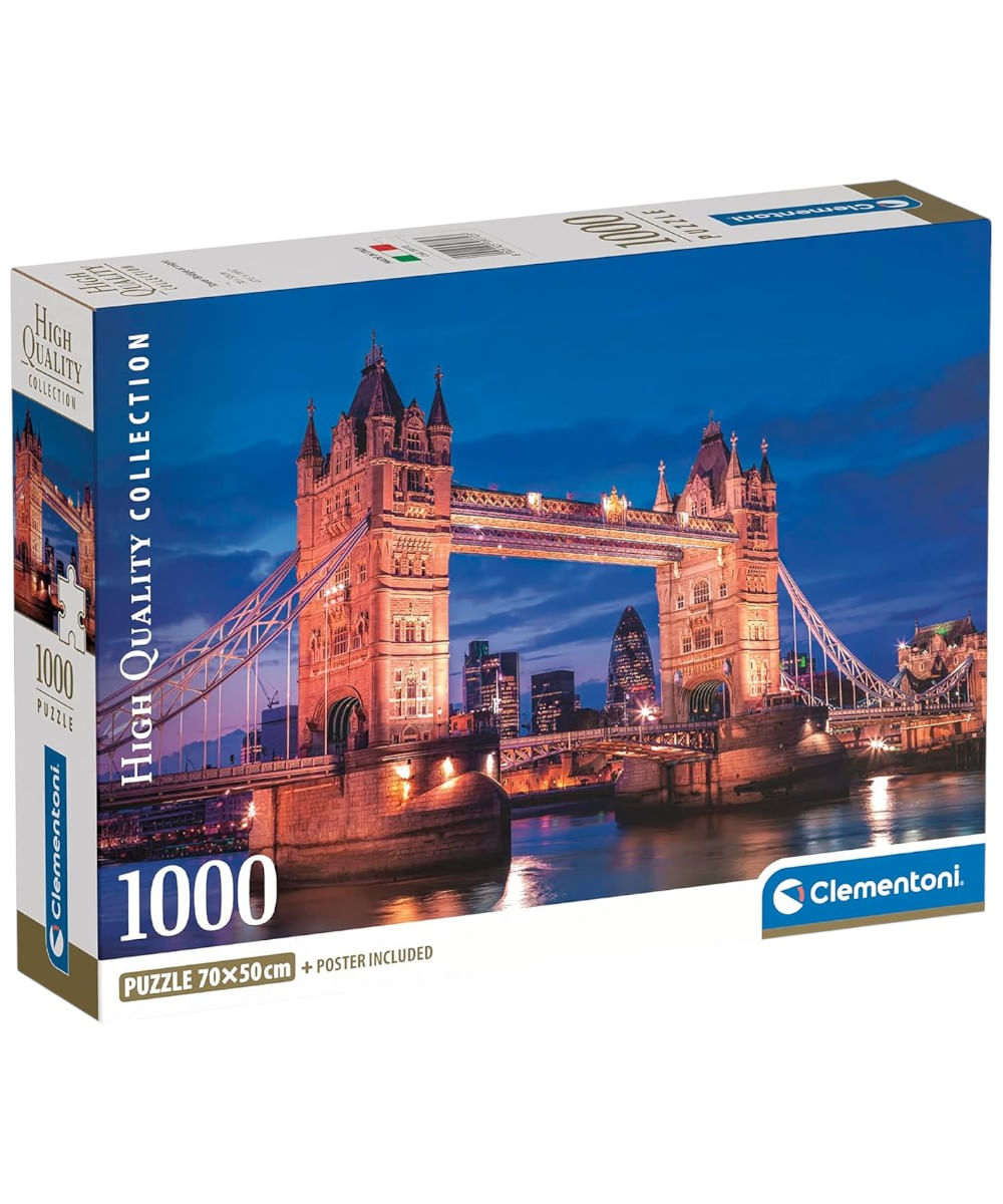 Rompecabezas Clementoni Tower Bridge de noche 1000 piezas
