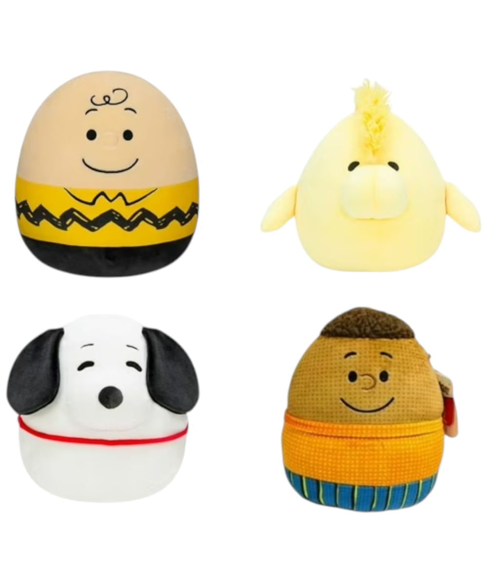 Peluche Squishmallows Peanuts 20 cm 75th anniversary (1 unidad surtido)