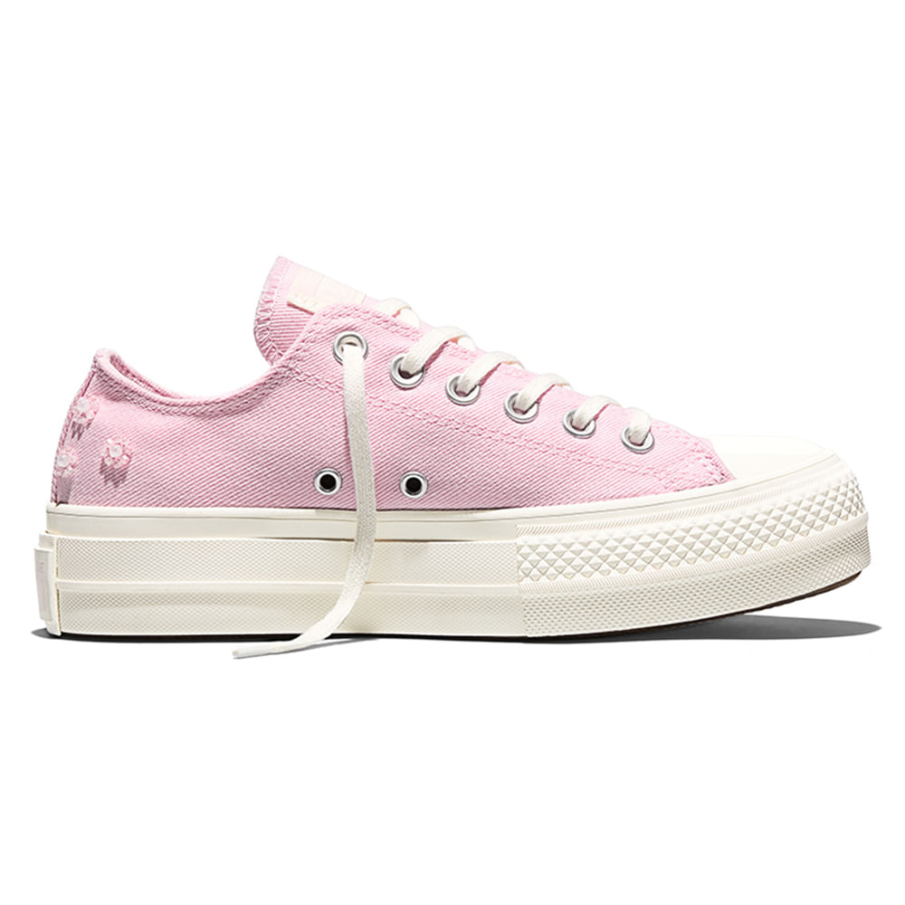 Zapato Converse Chuck Taylor All Star Lift casual color rosado para mujer