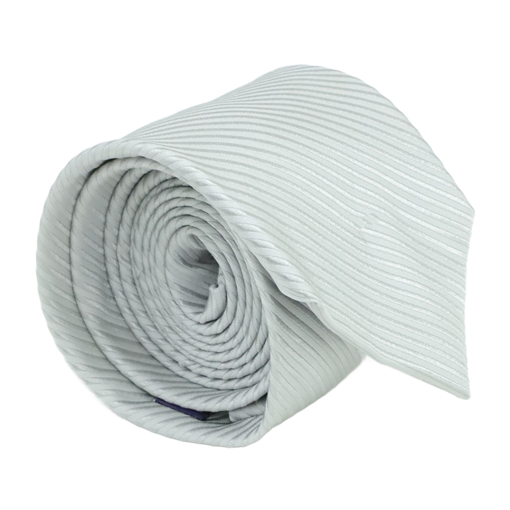 Corbata Zanetti Orange plateado para hombre