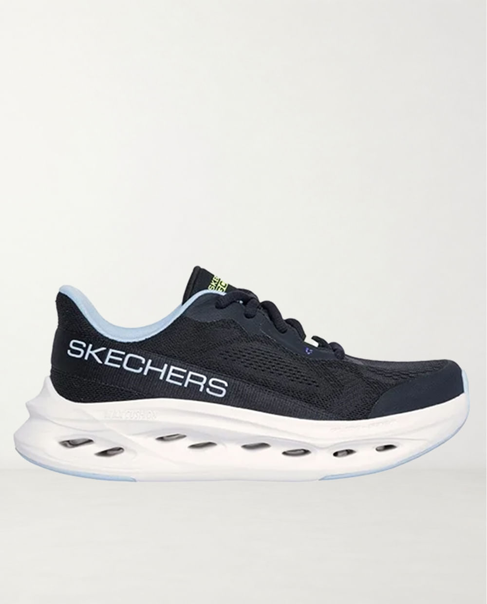 Sneaker deportivo Skechers negro para mujer