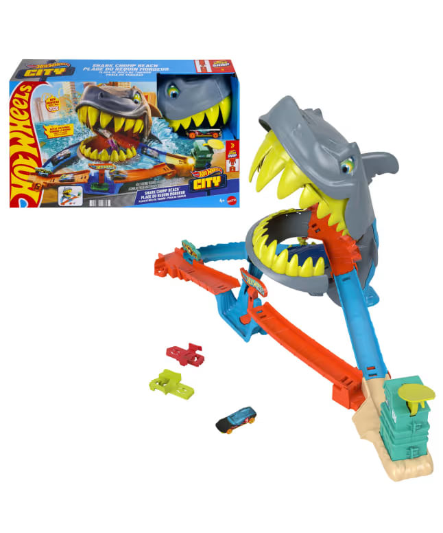 Pista Hot Wheels City Tiburón