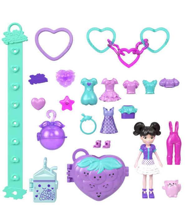 Polly Pocket PP Core Set de Juego pulsera con charms Sorpresa