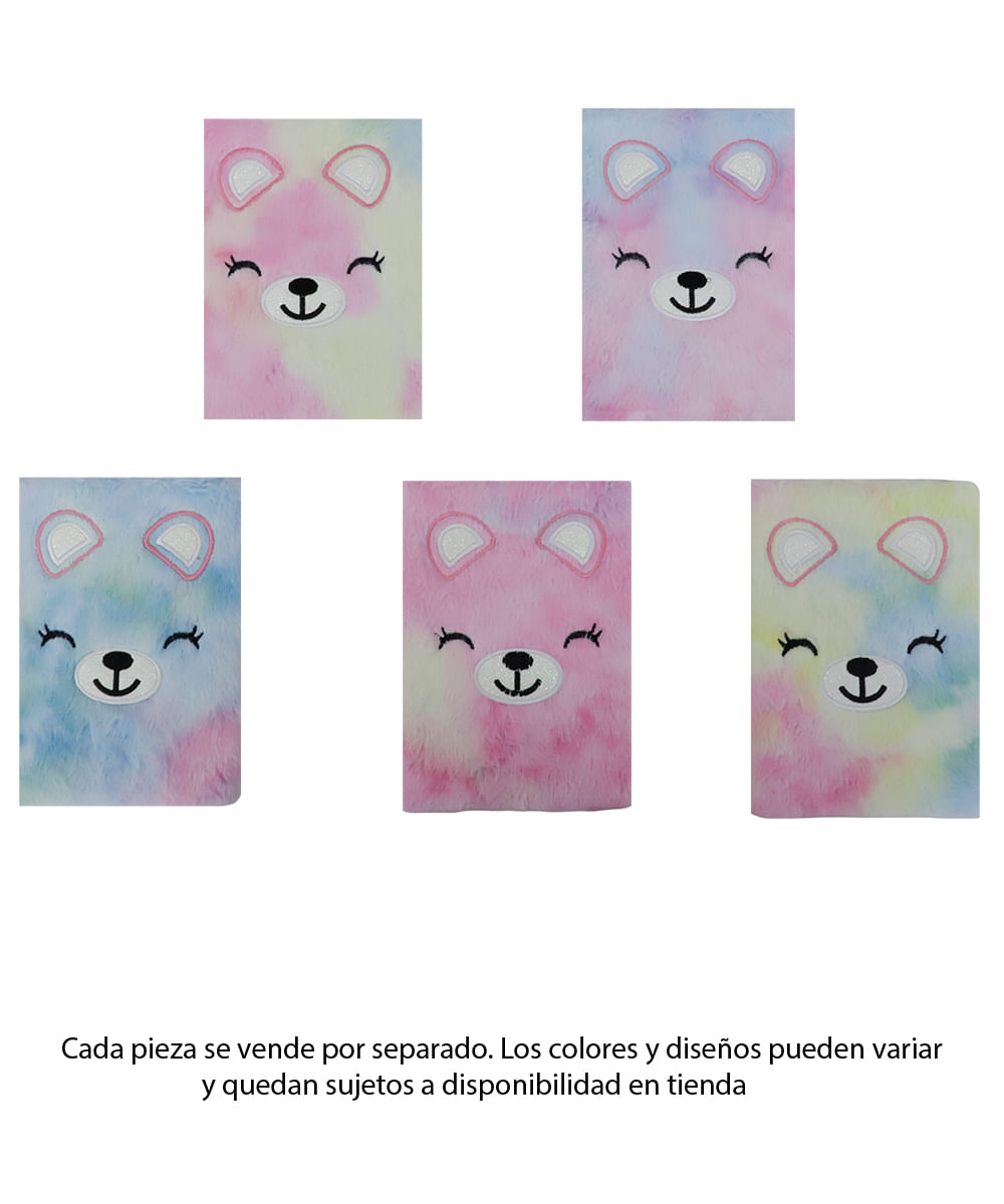 Agenda infantil de peluche – Diseños surtidos (1 unidad)