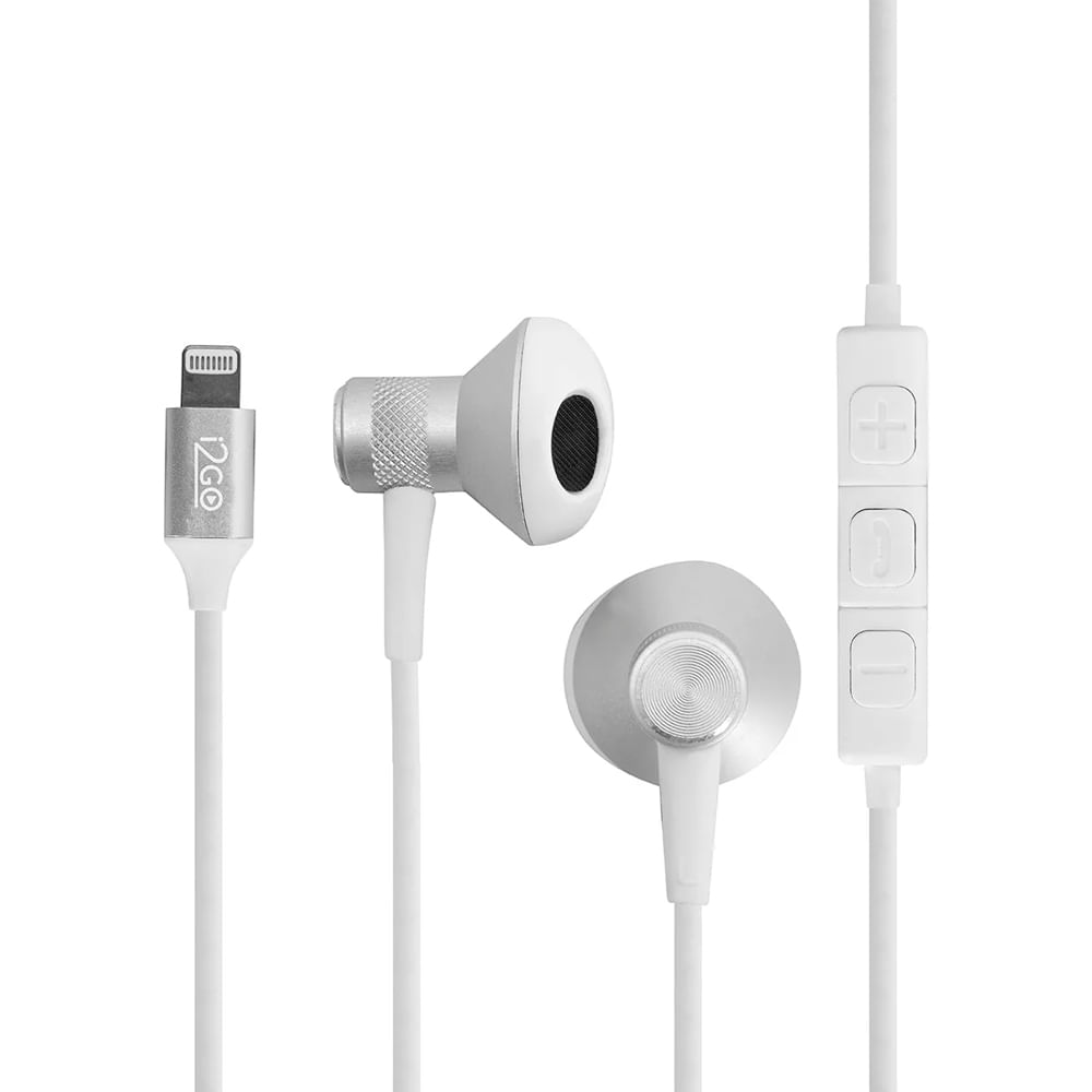 Audífonos cableados in ear i2GO pro lightning
