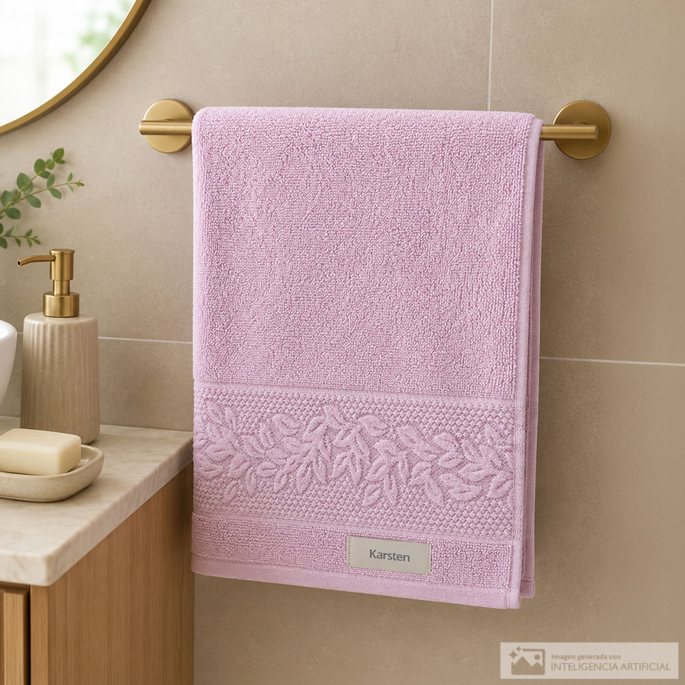 Toalla de baño provence lila 70 x 140 cm