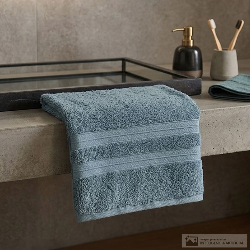 Toalla de baño unika verde 70 x 140 cm