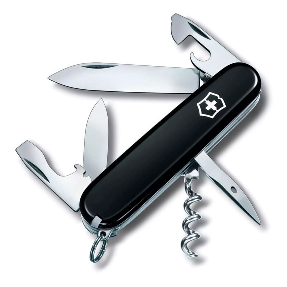 Navaja Suiza Victorinox Spartan Negra con 12 Funciones