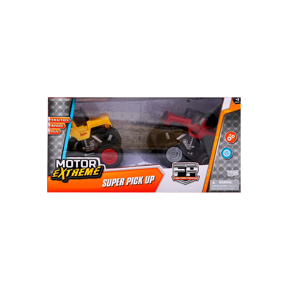 Motor Extreme Super Poder Set 2 Camionetas C/ Fricción