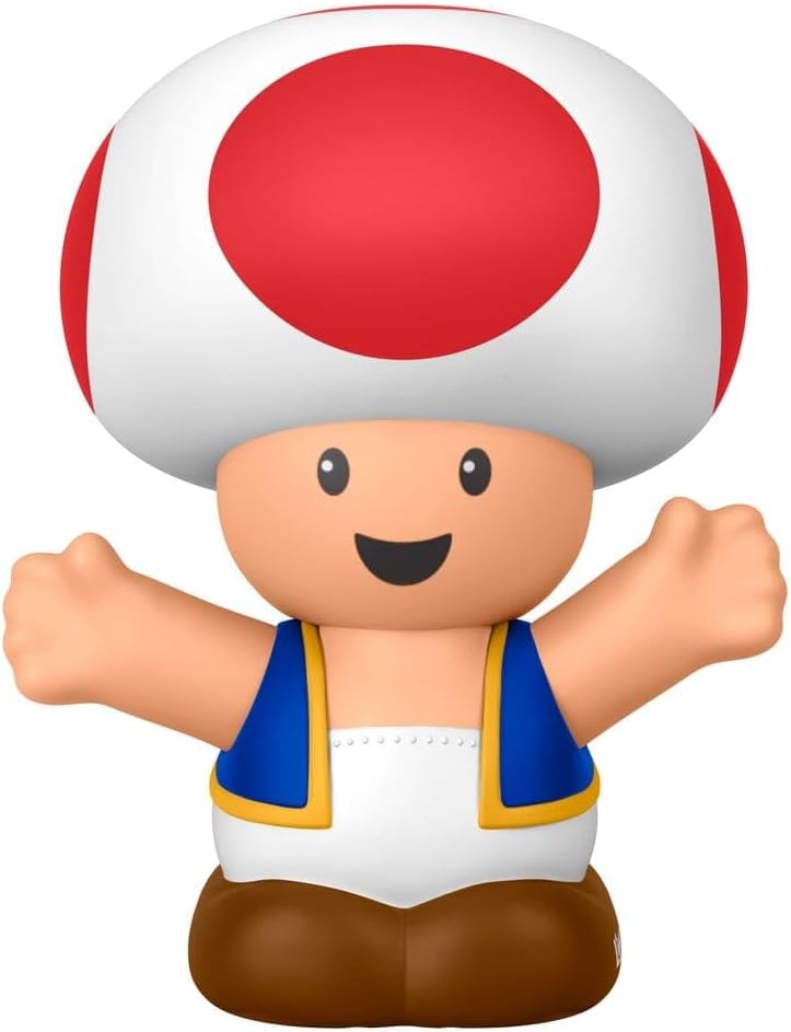 Fisher-Price Little People Mini Figuras Clásicas de Mario Bros Fisher-Price Little People Mini Figuras Clasicas de Mario Bros - Toad