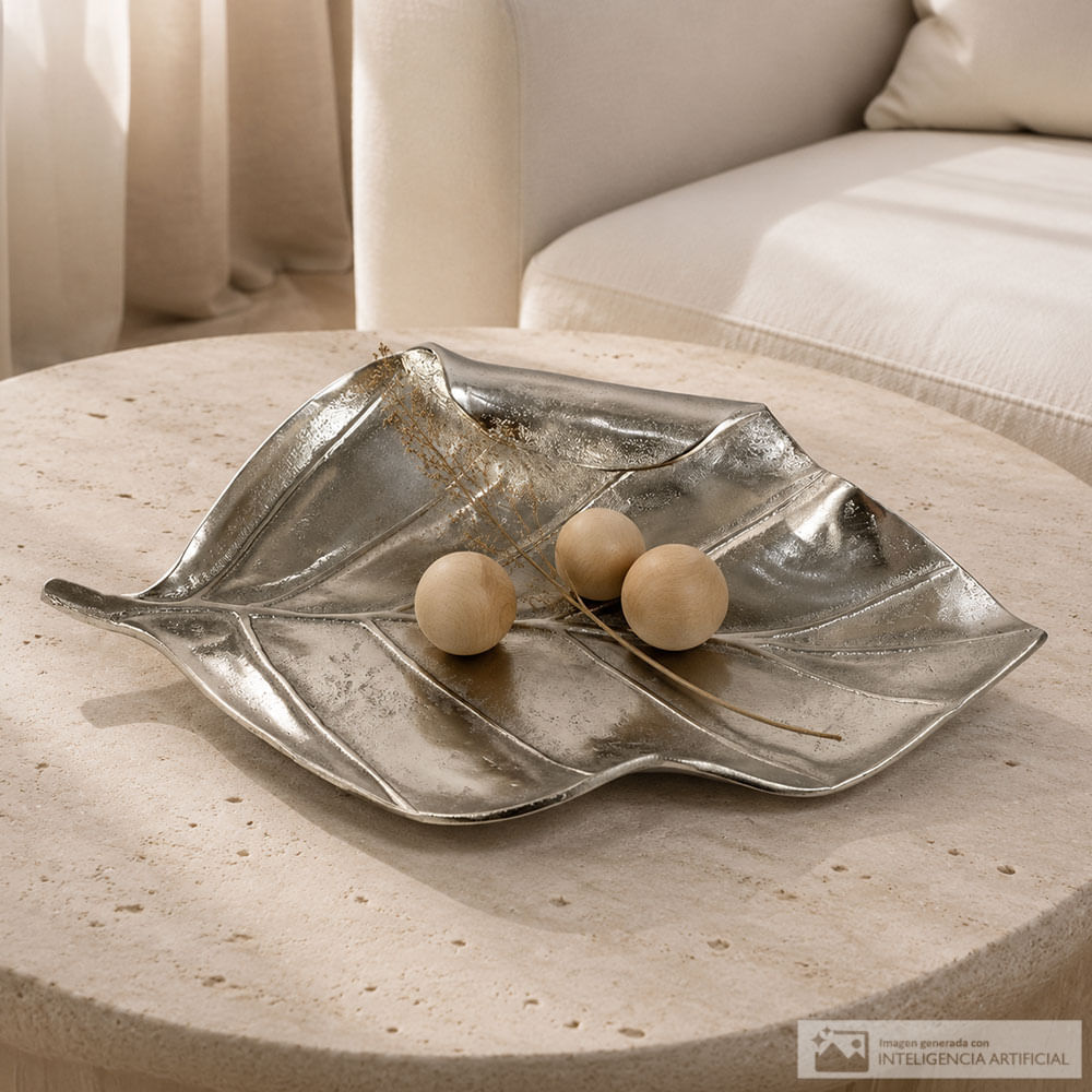 Bandeja decorativa 46 x 25 x 6 cm
