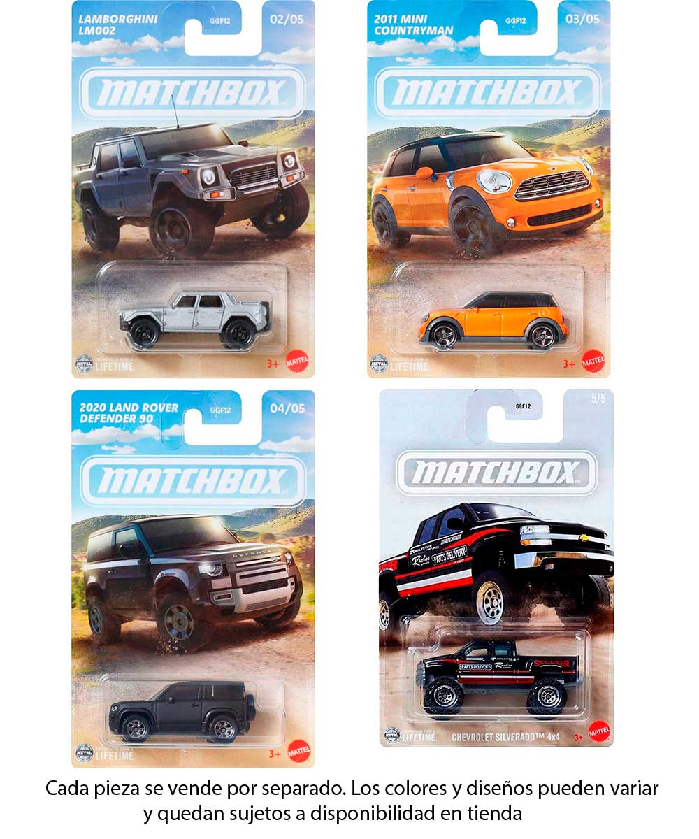 Matchbox Auto de Temática Exclusiva Producto Surtido 1 Pieza