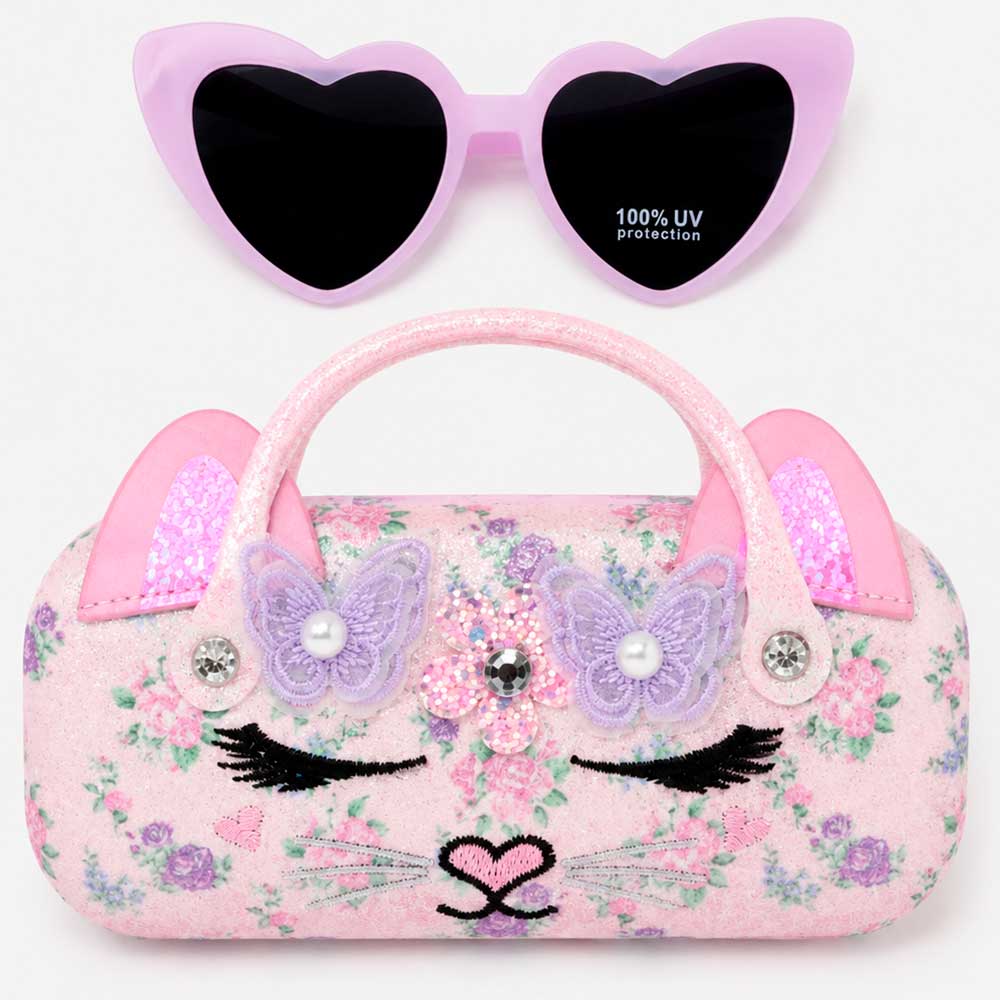 Set de cartera con lentes de sol para niña