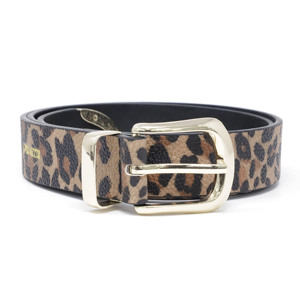 Cincho estampado leopardo para mujer