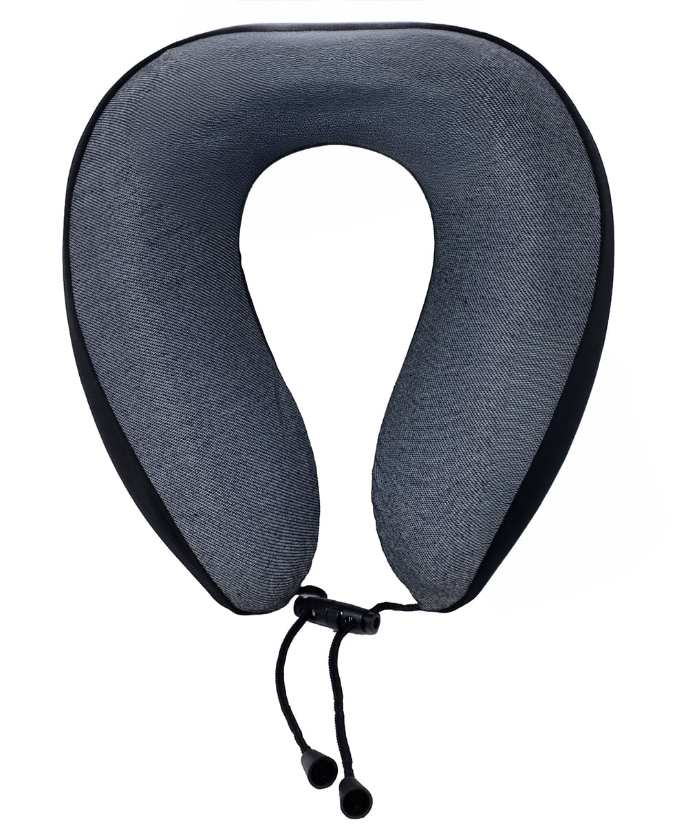 Almohada para Viaje Kennedy Negra con Espuma Memory Foam