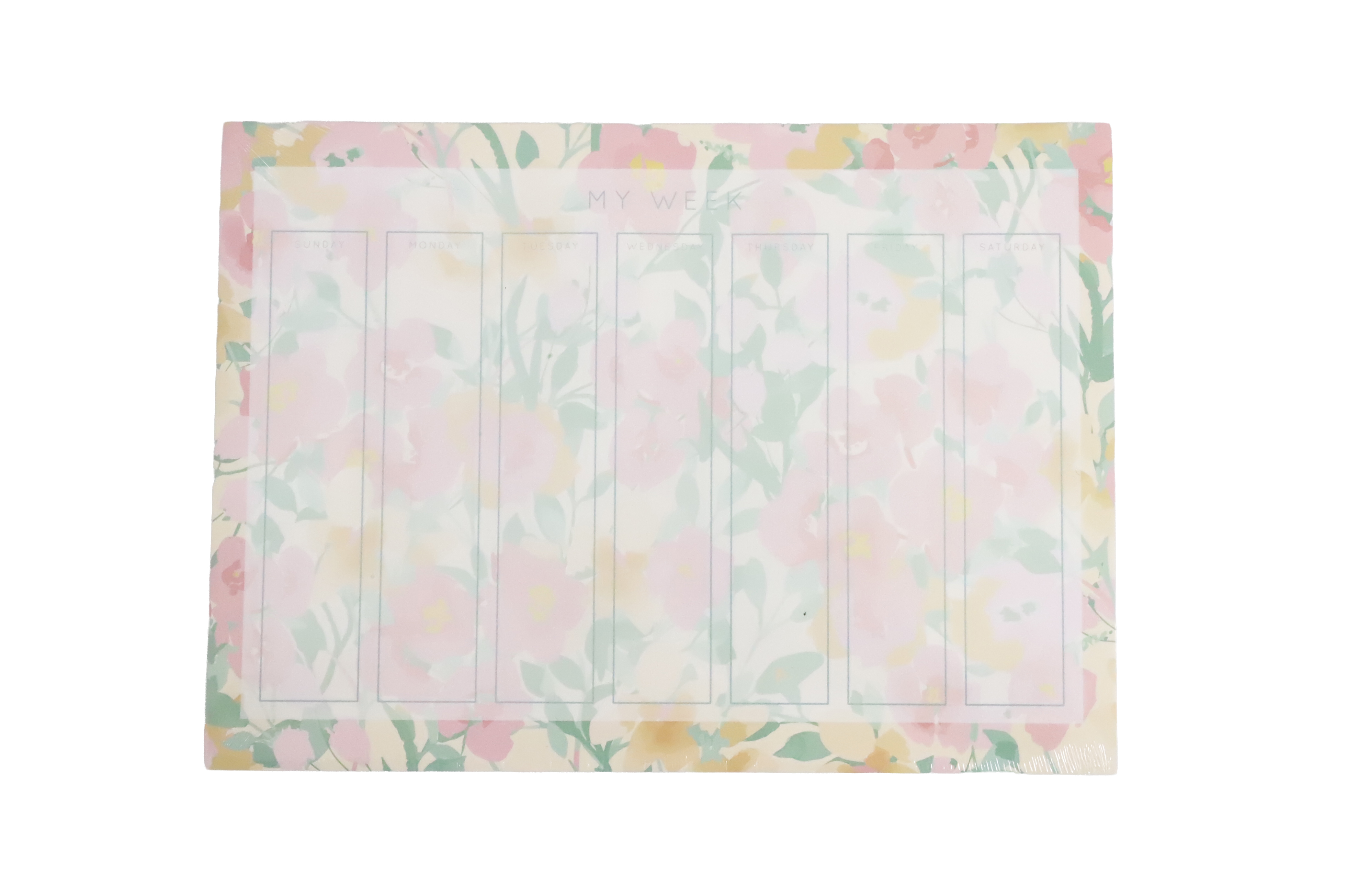 Planificador Semanal Floral 20 x 27.5 cm
