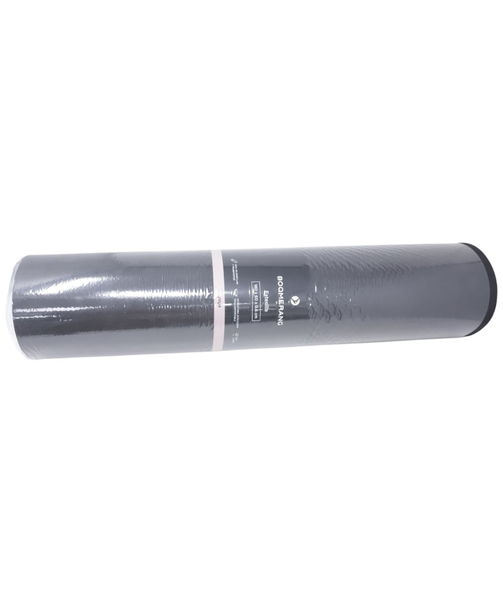 Mat de Yoga Boomerang Negro 180 x 60 x 0.6 cm