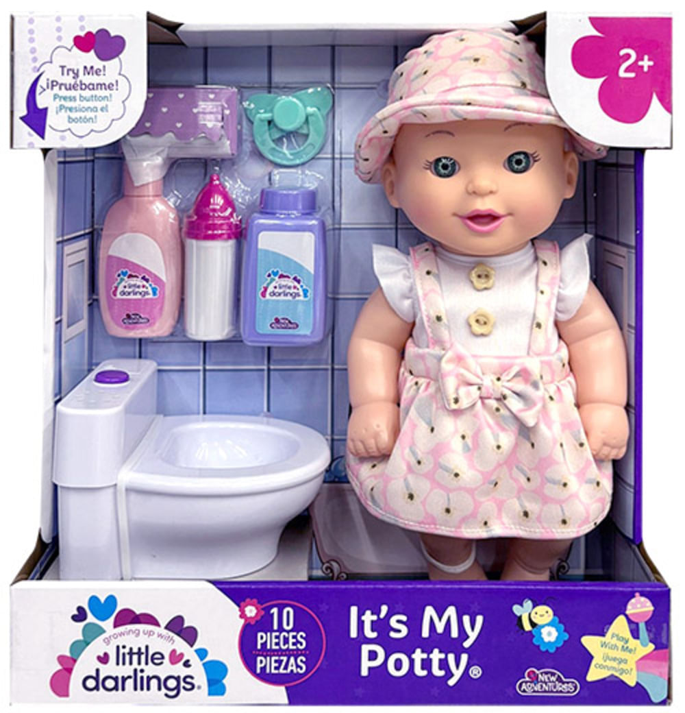 Muñeca Little Darlings It’s My Potty con Accesorios