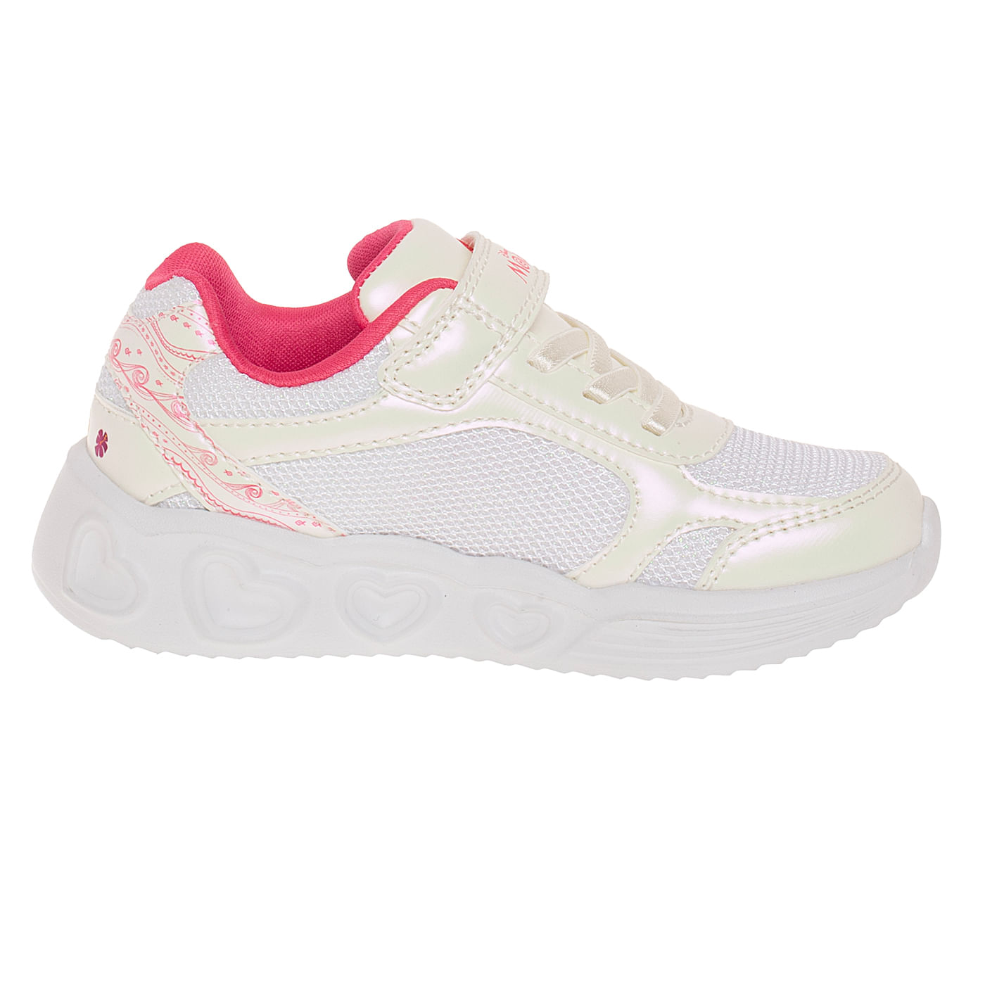 Zapatos Deportivos Con Diseño De Moana Para Niña Pequeña Blanco Disney 211297