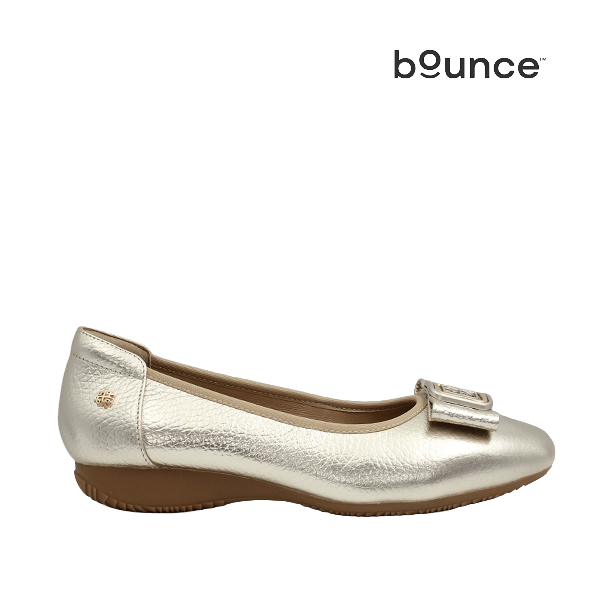 Ballerinas Brunna para mujer color dorado Talla: 7