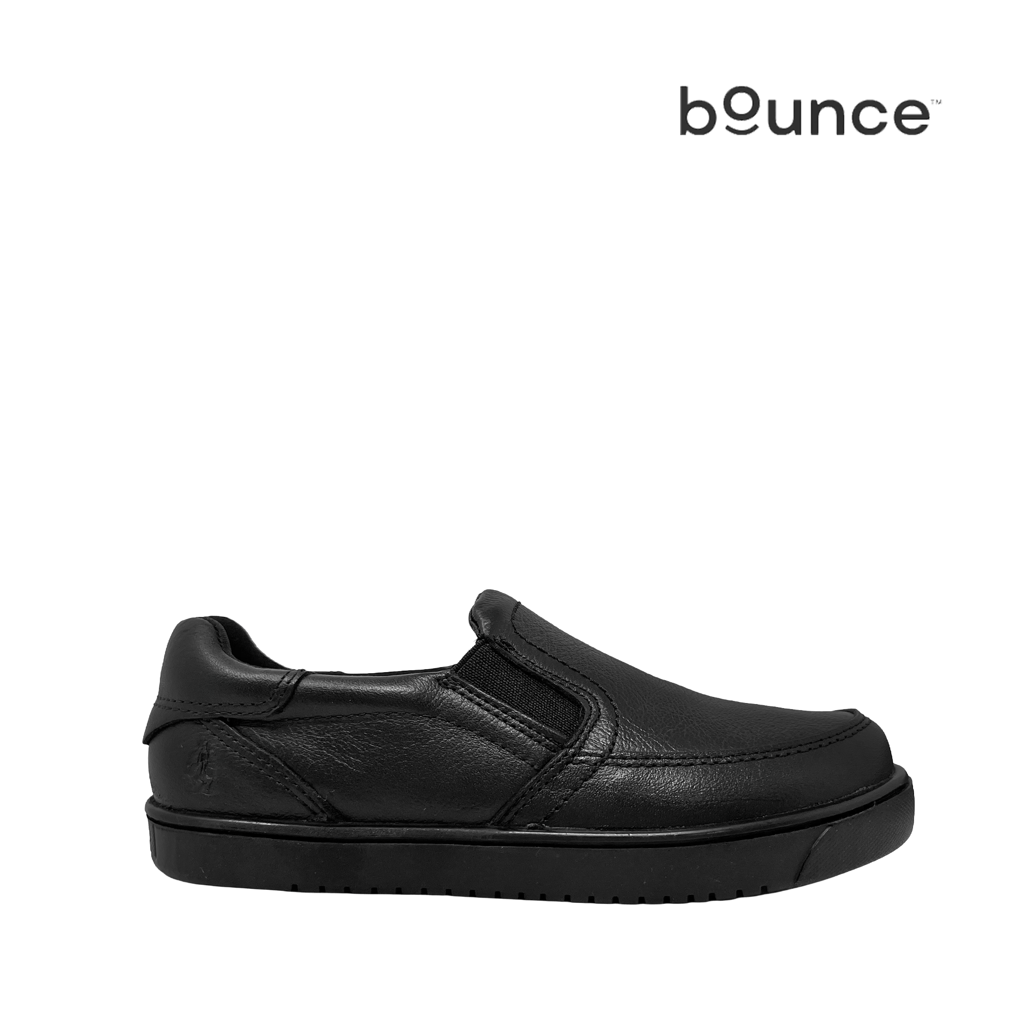 Zapatos escolares slip on Dan para niño color negro Talla: 6